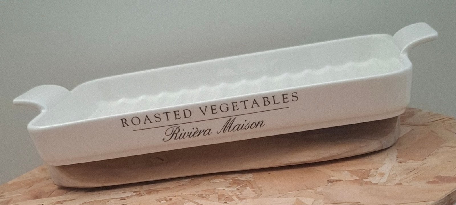 Riviera Maison ovenschaal voor geroosterde groenten, Overige typen, Ophalen of Verzenden, Zo goed als nieuw, Steen/keramiek