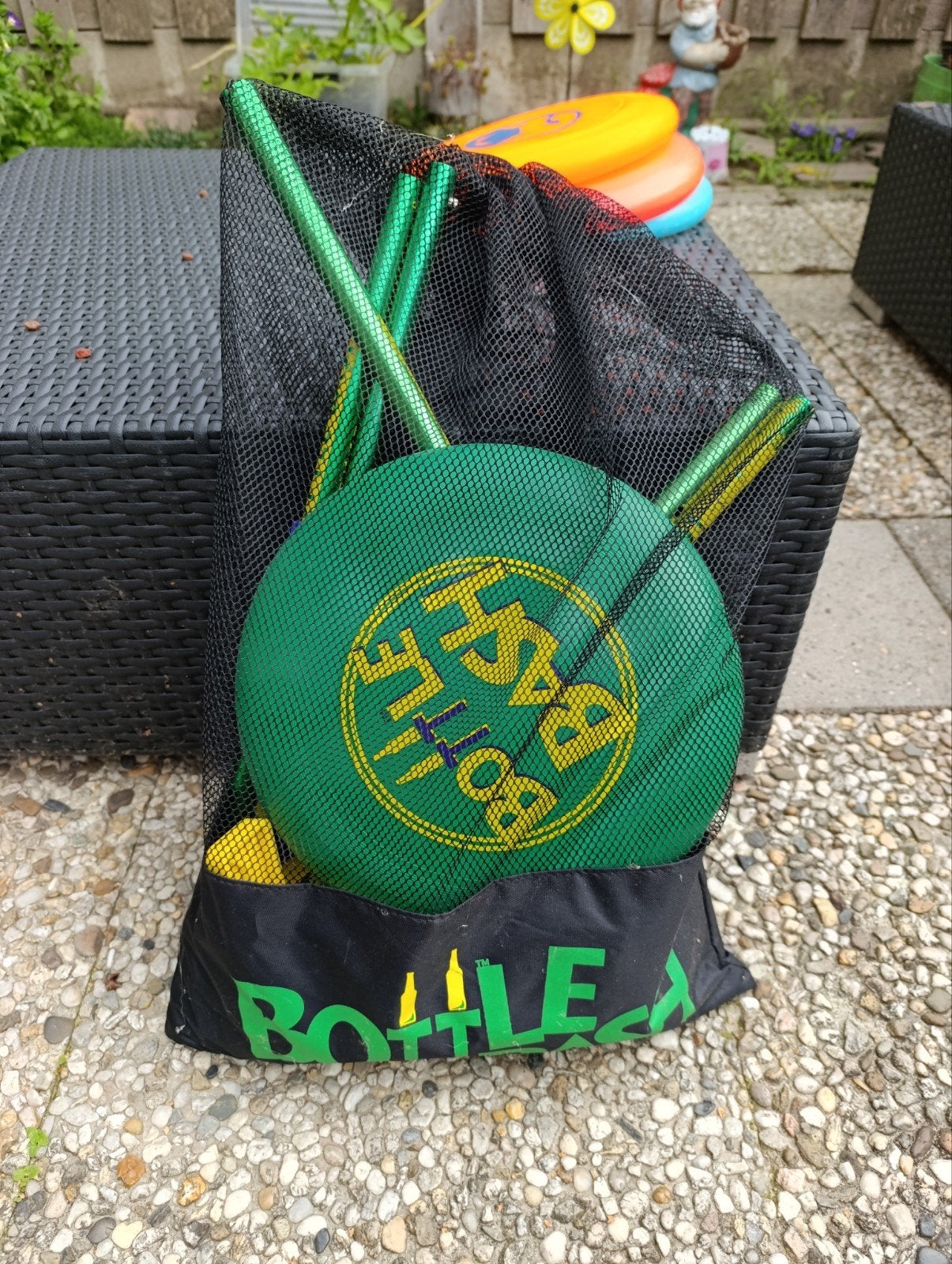 Bottle Bash Complete Set | Frisbee Spel | Buiten Spel, Kinderen en Baby's, Ophalen of Verzenden