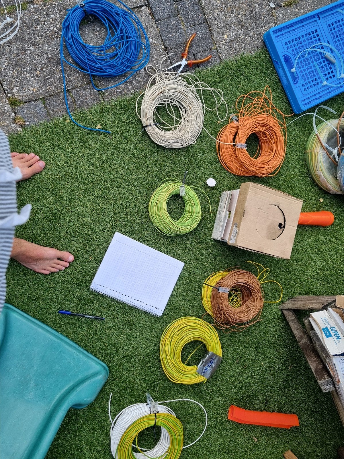 vd/ instalatie draad, Ophalen, Nieuw, Overige merken, Kabel of Snoer