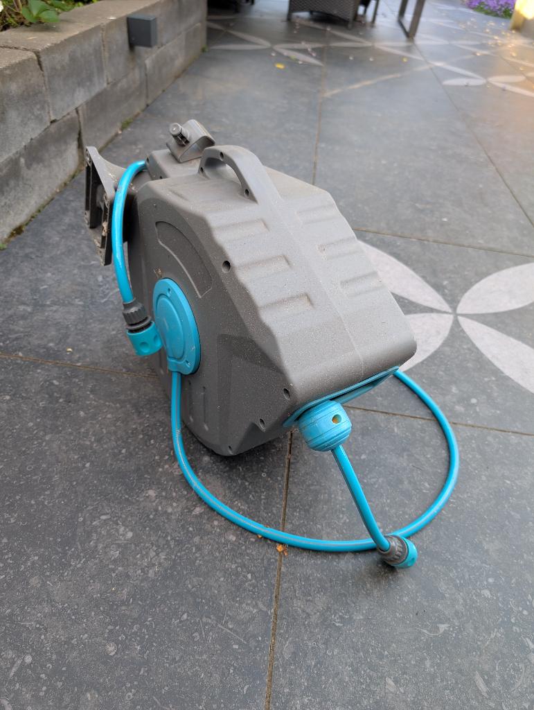 Tuinhaspel, Tuin en Terras, Tuinslangen, Ophalen, Zo goed als nieuw, Tuinslang