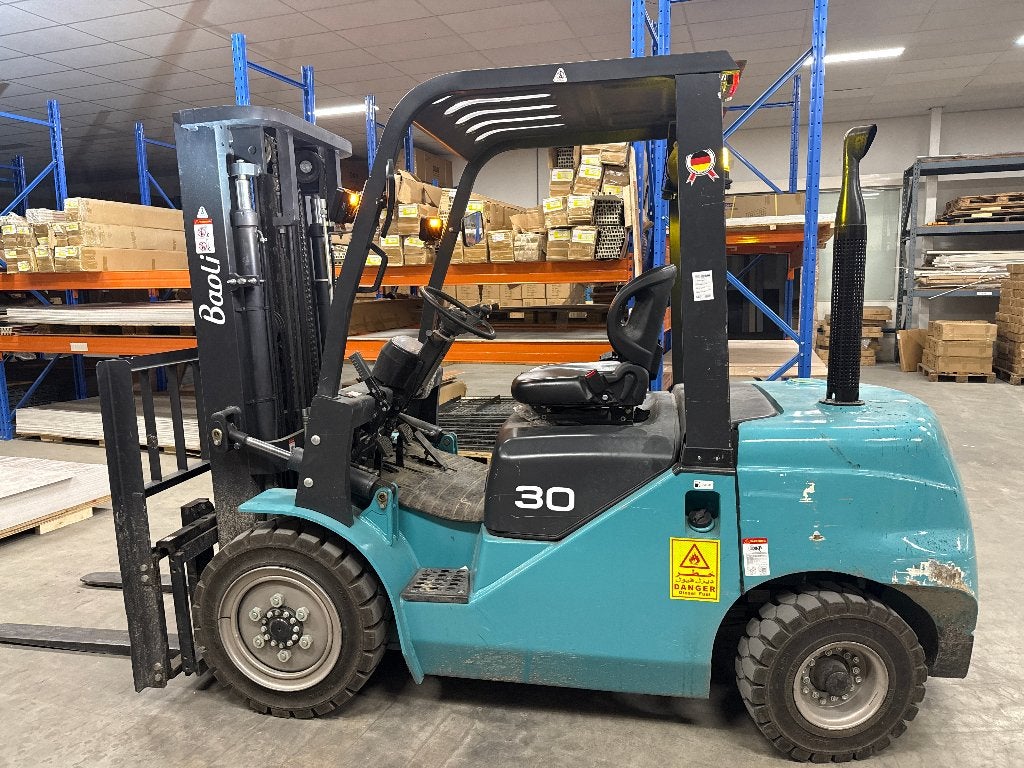 Baoli KBD30 dieselheftruck - 3000 kg - 1417 uur, Ophalen, 3000 tot 4000 kg, Diesel, Heftruck