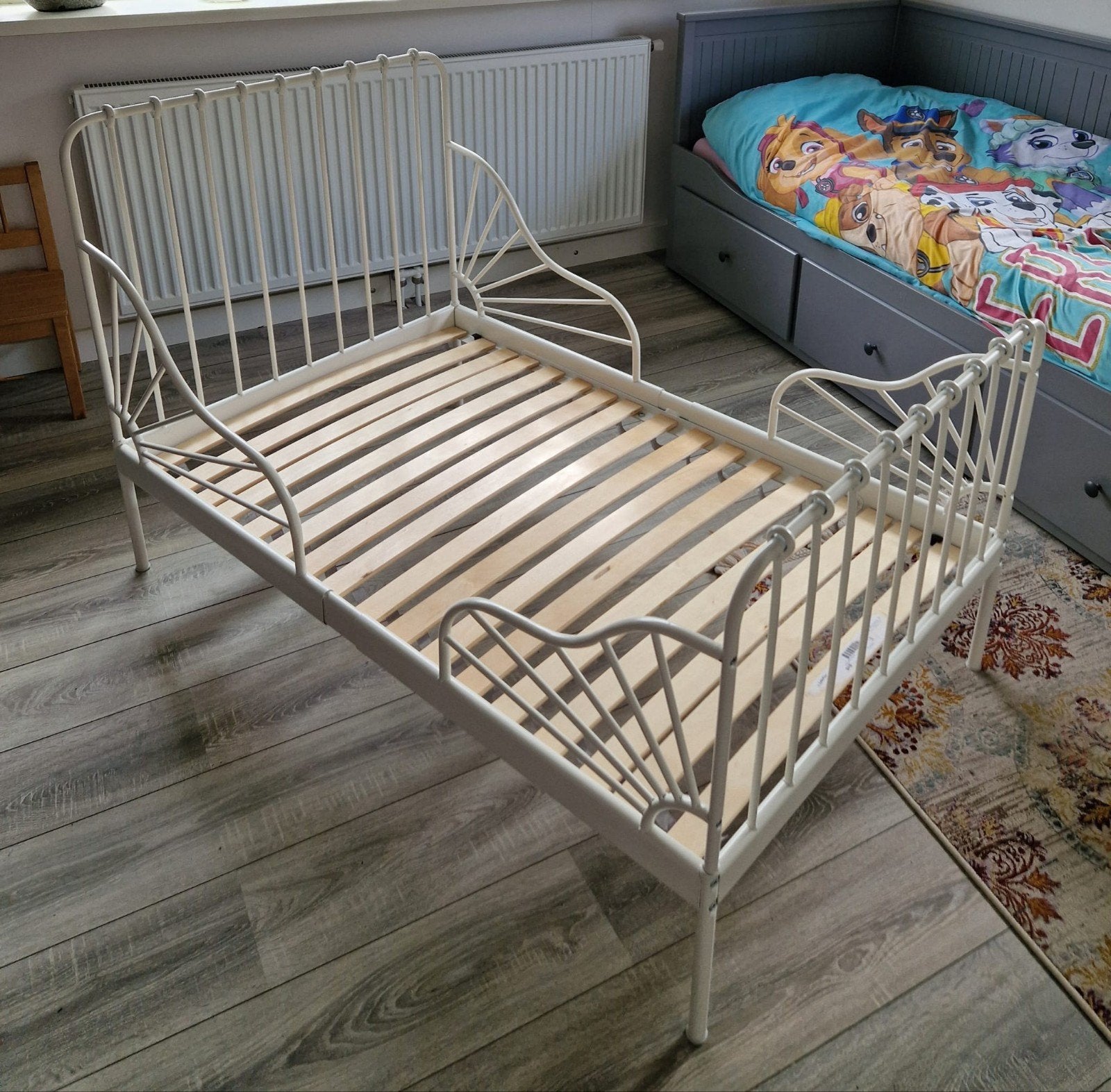 Te koop meegroeibed MINNEN van ikea, Ophalen, 70 tot 85 cm, Zo goed als nieuw, Matras