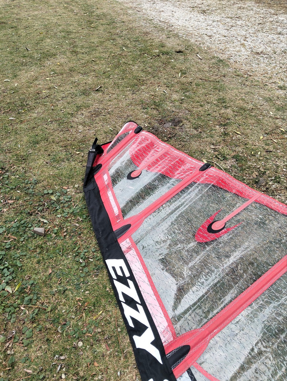 Ezzy wave 3.7 m2., Overige merken, Gebruikt, 3.5 tot 5 m², Ophalen of Verzenden