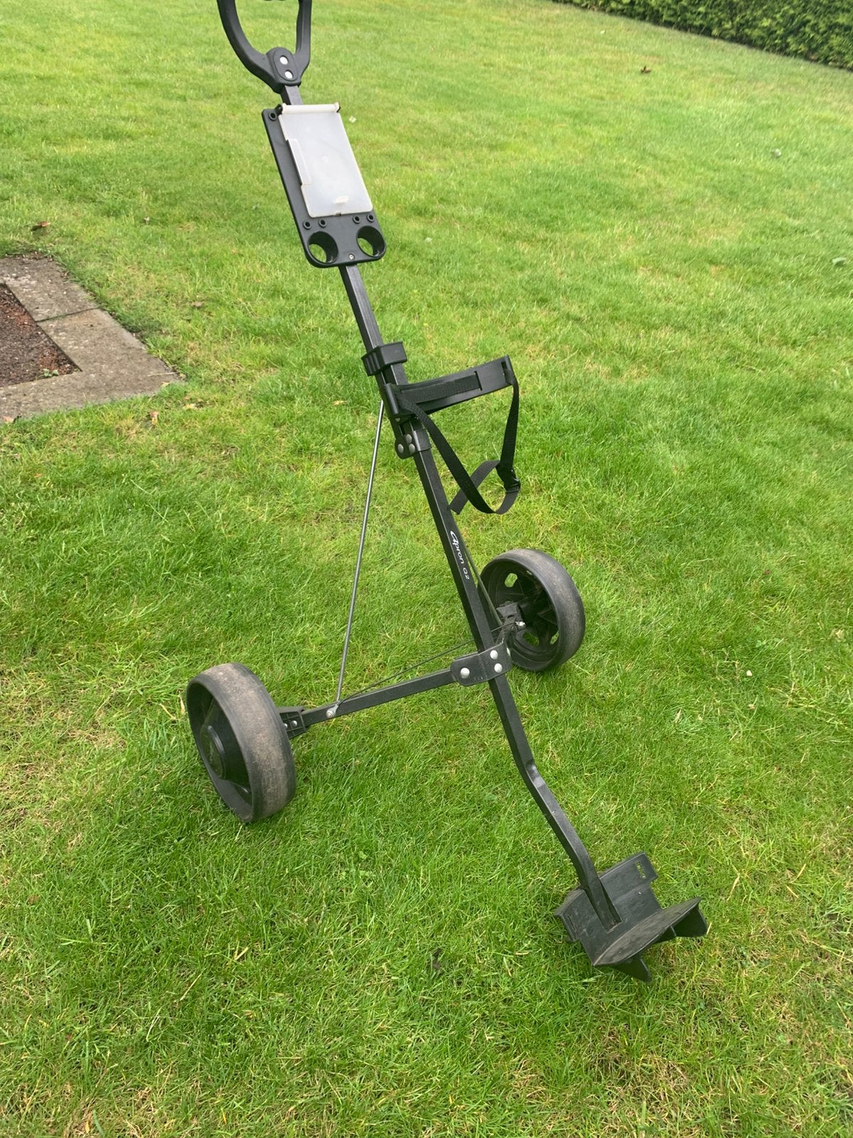 Golf trolley prima staat Apron Q2, Sport en Fitness, Golf, Ophalen, Gebruikt, Golfkar