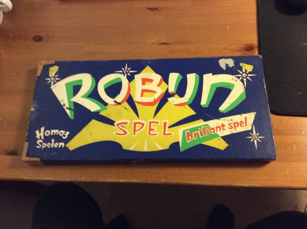 Vintage Robijn spel van Homas spelen, 1952, Ophalen of Verzenden