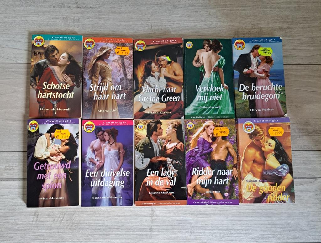 10 kasteelromannetjes, Ophalen of Verzenden