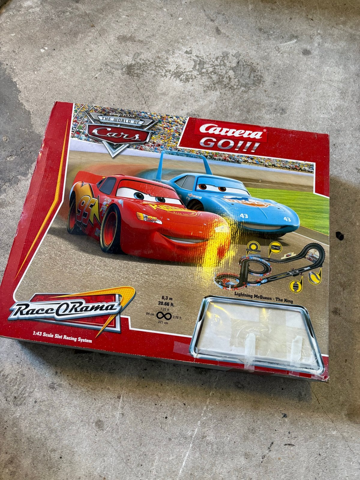 Carrera Go!!! Racebaan Cars Race-O-Rama Bliksem McQueen, Kinderen en Baby's, Carrera, Ophalen of Verzenden, Elektrisch, Racebaan