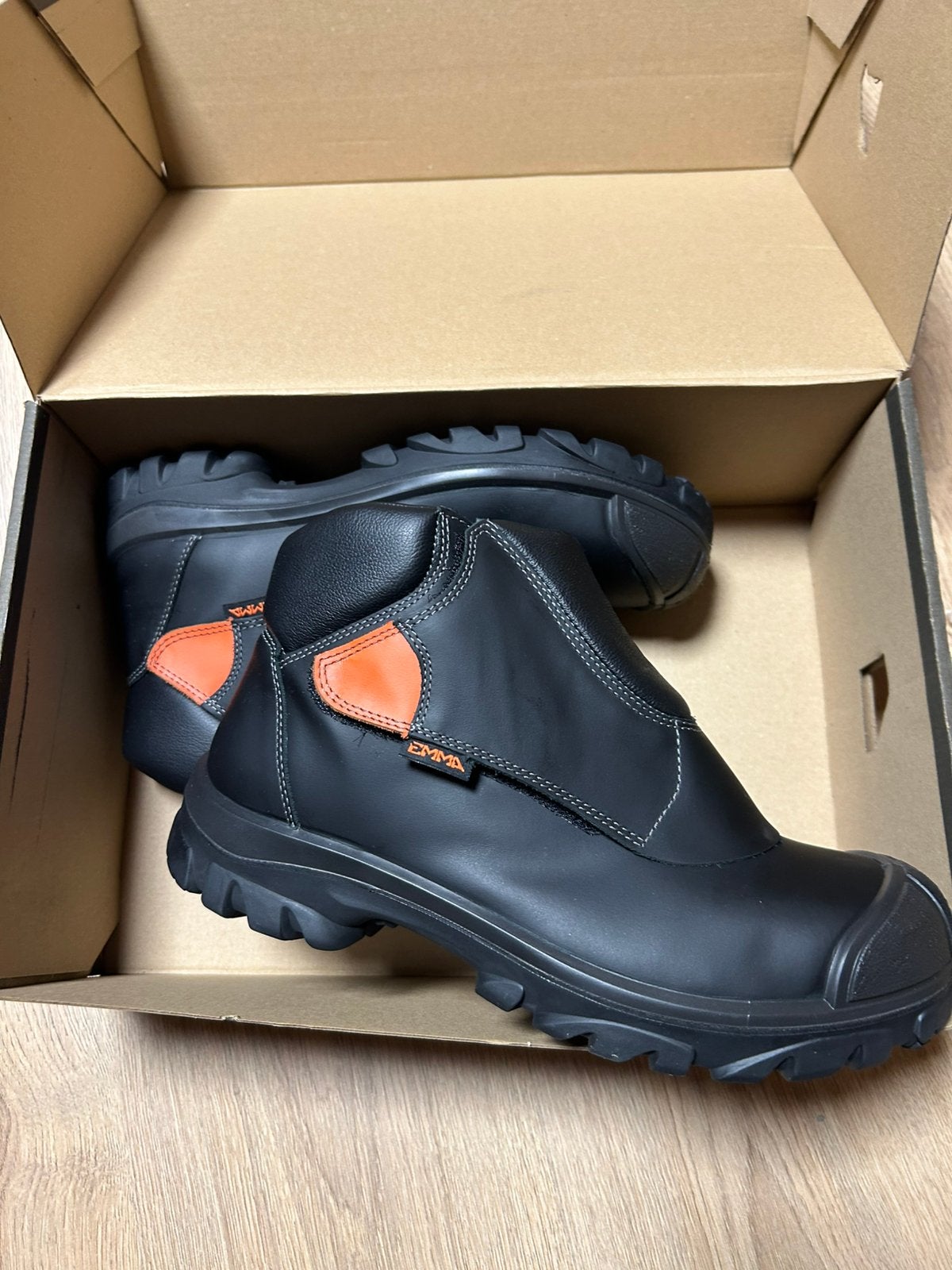 Emma Vulcanus 42 NIEUW S3 werkschoenen veiligheidsschoenen, Verzenden, Zwart, Nieuw, Werkschoenen