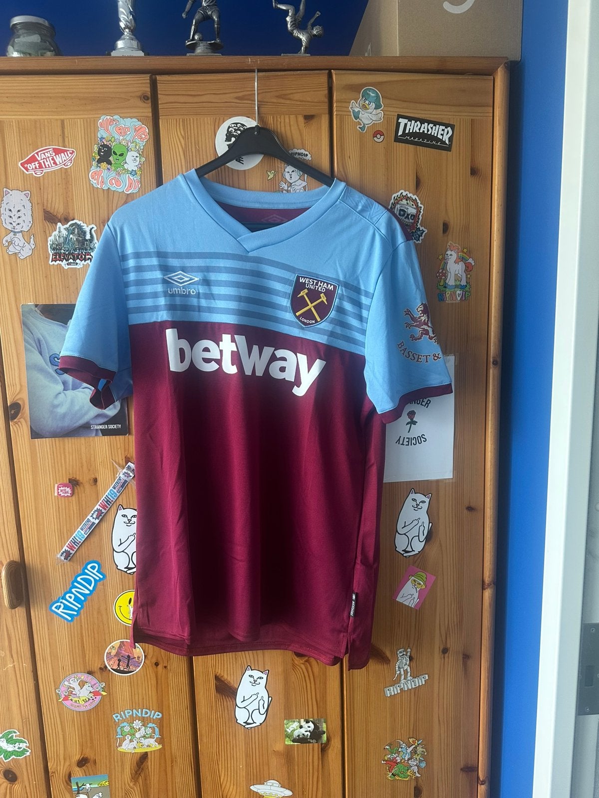 West ham united thuisshirt, Sport en Fitness, Ophalen of Verzenden, Zo goed als nieuw