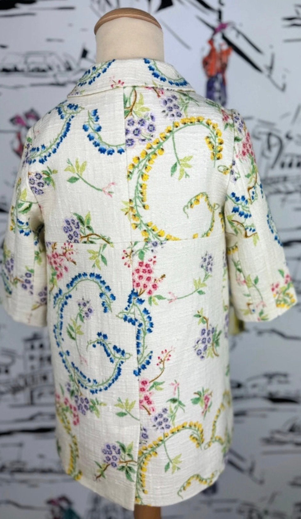 Gucci G blossom mantel jas meisje maat 4 (1.280 euro), Meisje, Gucci, Jas, Nieuw