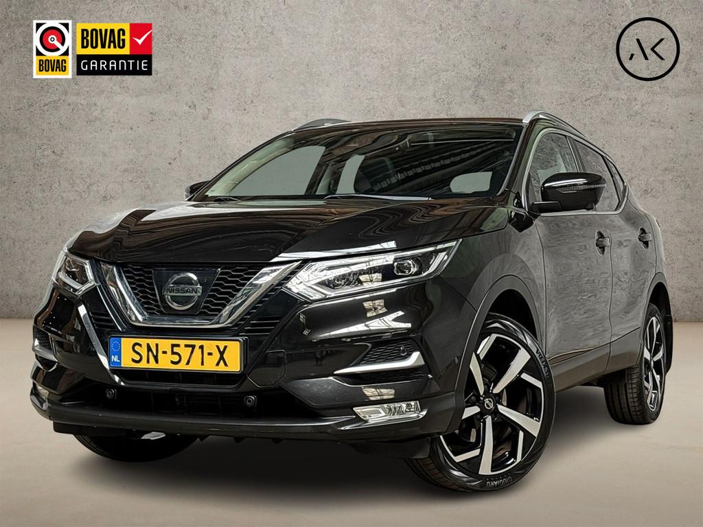 Nissan QASHQAI 1.2 Tekna + Automaat (PANORAMADAK, NAVIGATIE,, Gebruikt, 4 cilinders, 116 pk, Zwart