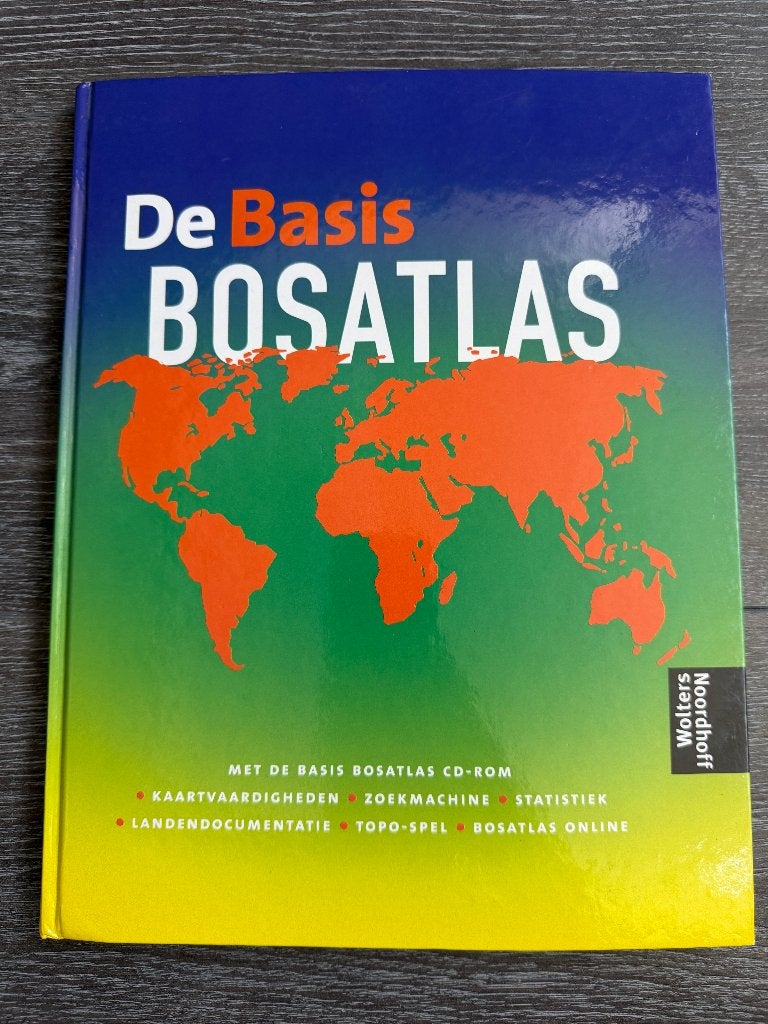 De basis Bosatlas, Boeken, Gelezen, Bosatlas, 2000 tot heden, Ophalen of Verzenden