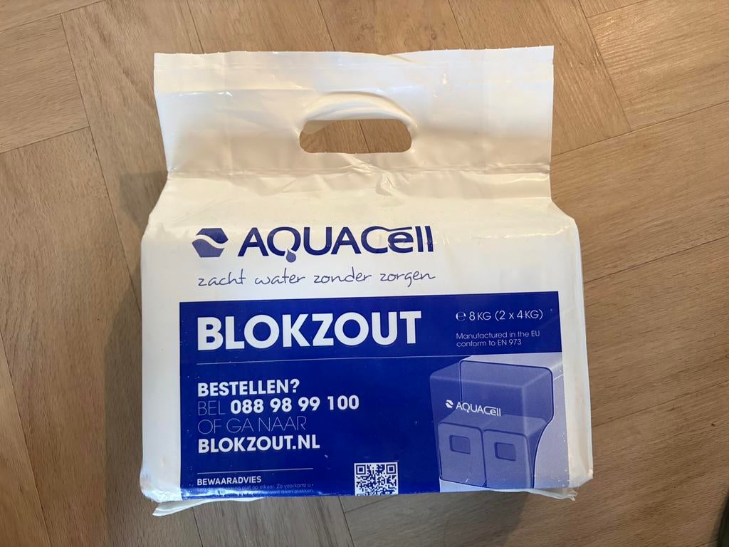 Zoutblok Aquacell, Witgoed en Apparatuur, Waterontharders, Ophalen of Verzenden, Nieuw