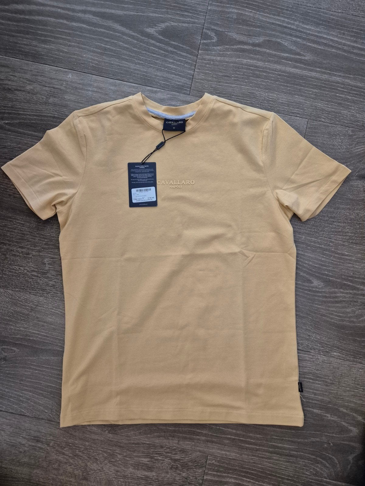 Cavallaro Napoli heren shirt, Kleding | Heren, Ophalen of Verzenden, Nieuw, Maat 48/50 (M), Geel