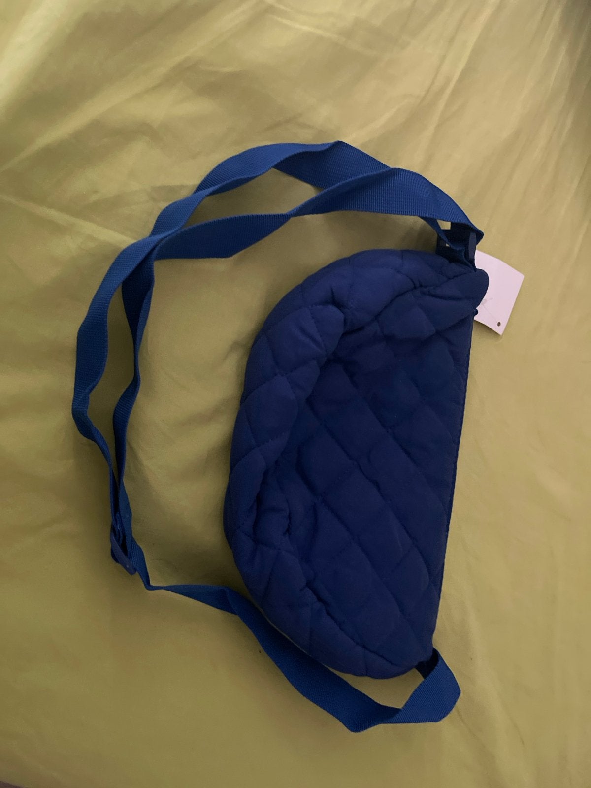 Nieuwe blauwe gewatteerde crossbody tas, Ophalen of Verzenden, Nieuw, Blauw, Overige merken