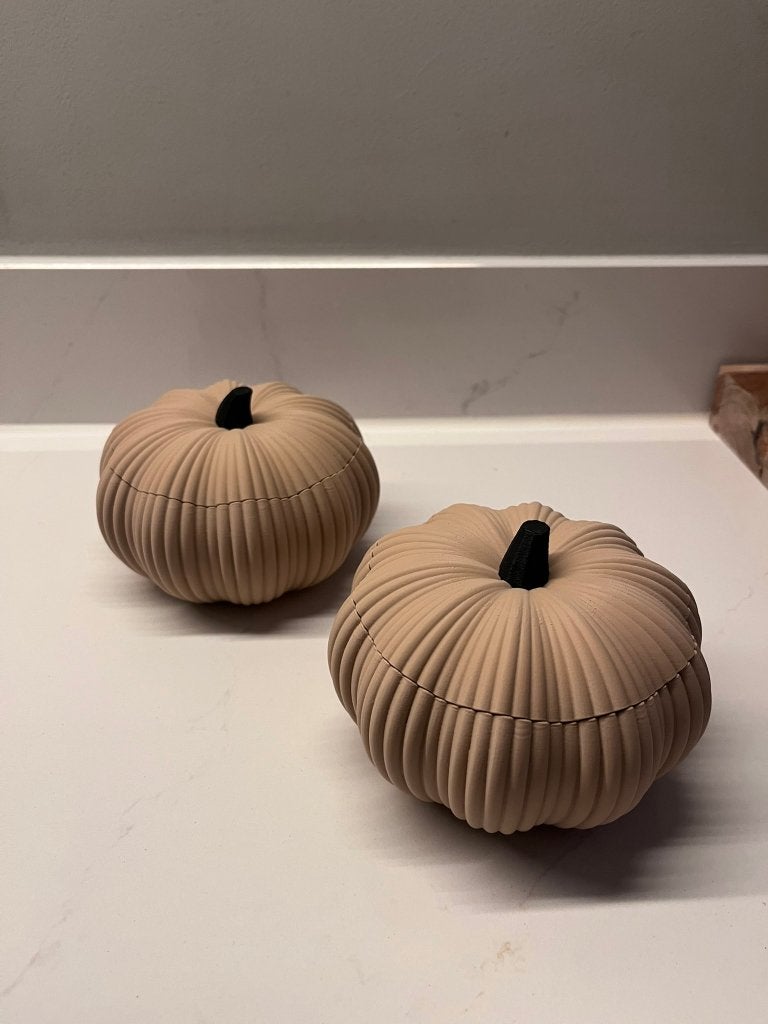 Stijlvolle 3D-geprinte pompoenschaal voor Halloween, Huis en Inrichting, Nieuw, Kunststof, Ophalen of Verzenden, Modern