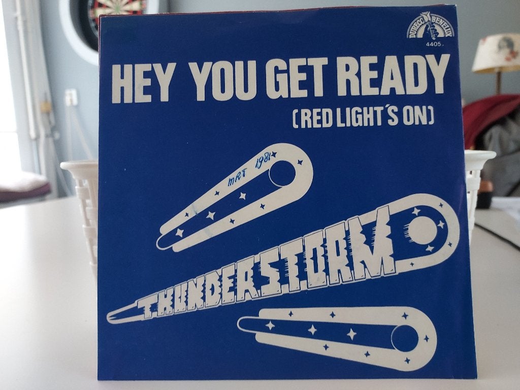 7" Single Thunderstorm - Hey You Get Ready / Reggae Time, Gebruikt, 7 inch, Ophalen of Verzenden, Pop