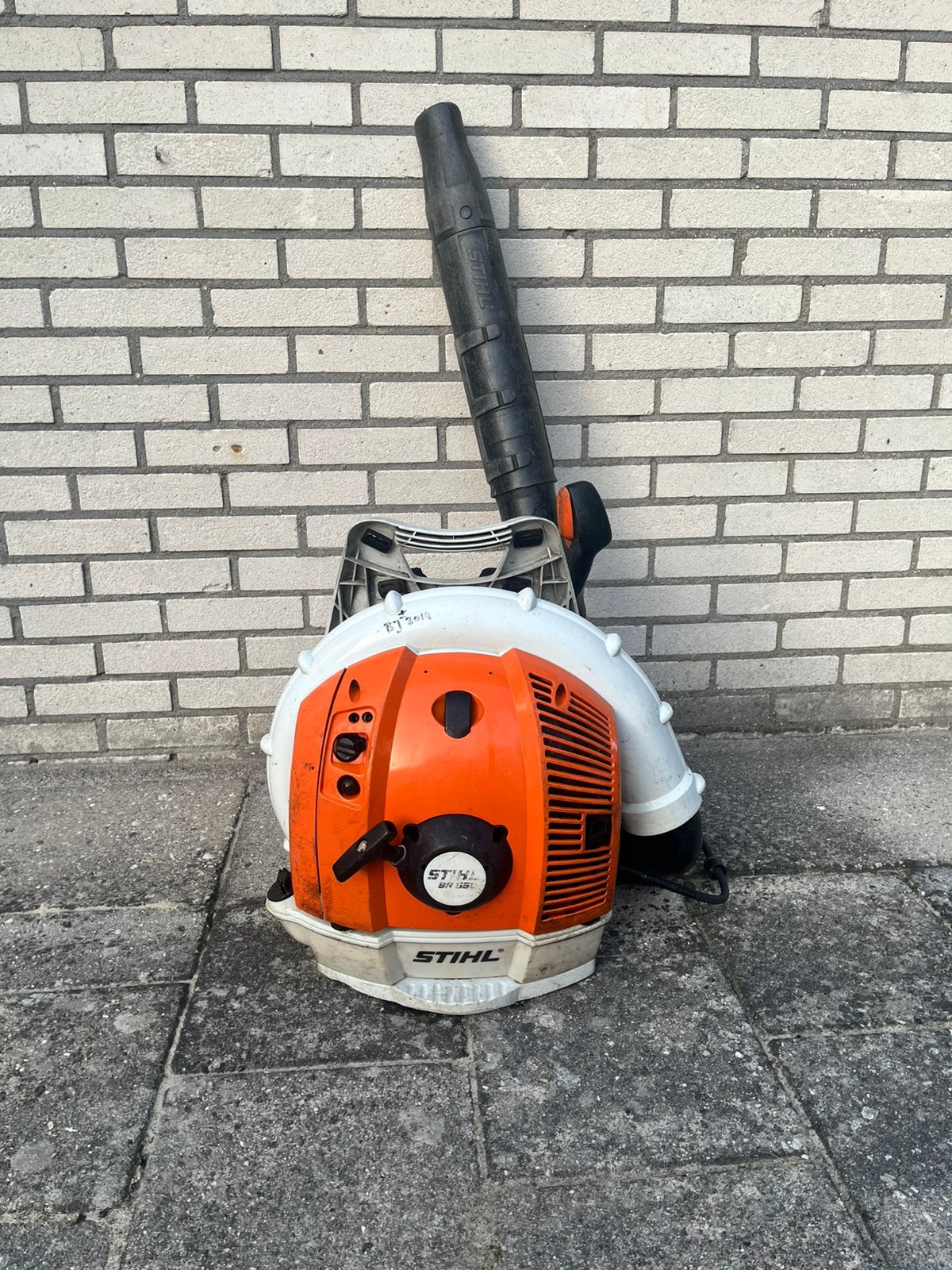 Stihl BR550 ruggedragen bladblazer, Ophalen of Verzenden, Gebruikt, Benzine