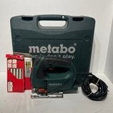 Metabo STEB 70 Quick Decoupeerzaag | 570w in Koffer, Ophalen of Verzenden, Gebruikt, Elektrisch, Overige modellen