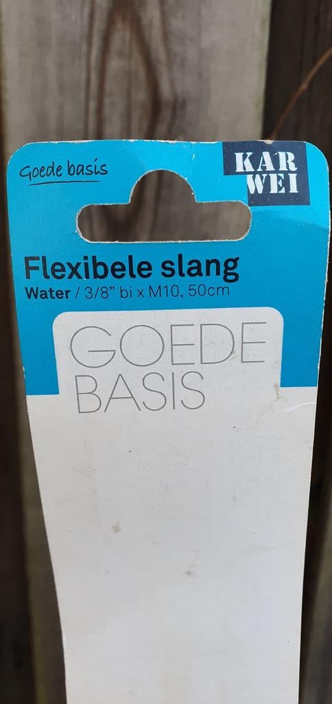 Flexibele slang water 50 cm - 3/8" bi x M10, Overige materialen, Overige typen, Nieuw, Ophalen of Verzenden