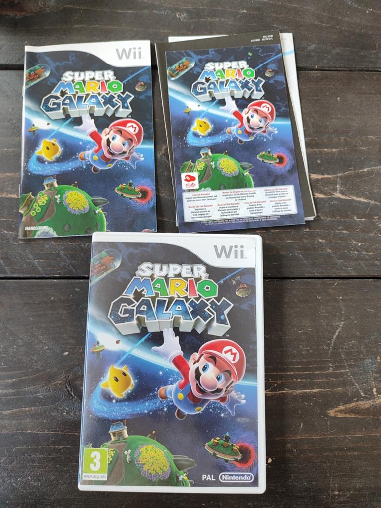 Wii super Mario Galaxy, Avontuur en Actie, 2 spelers, Ophalen of Verzenden, Zo goed als nieuw