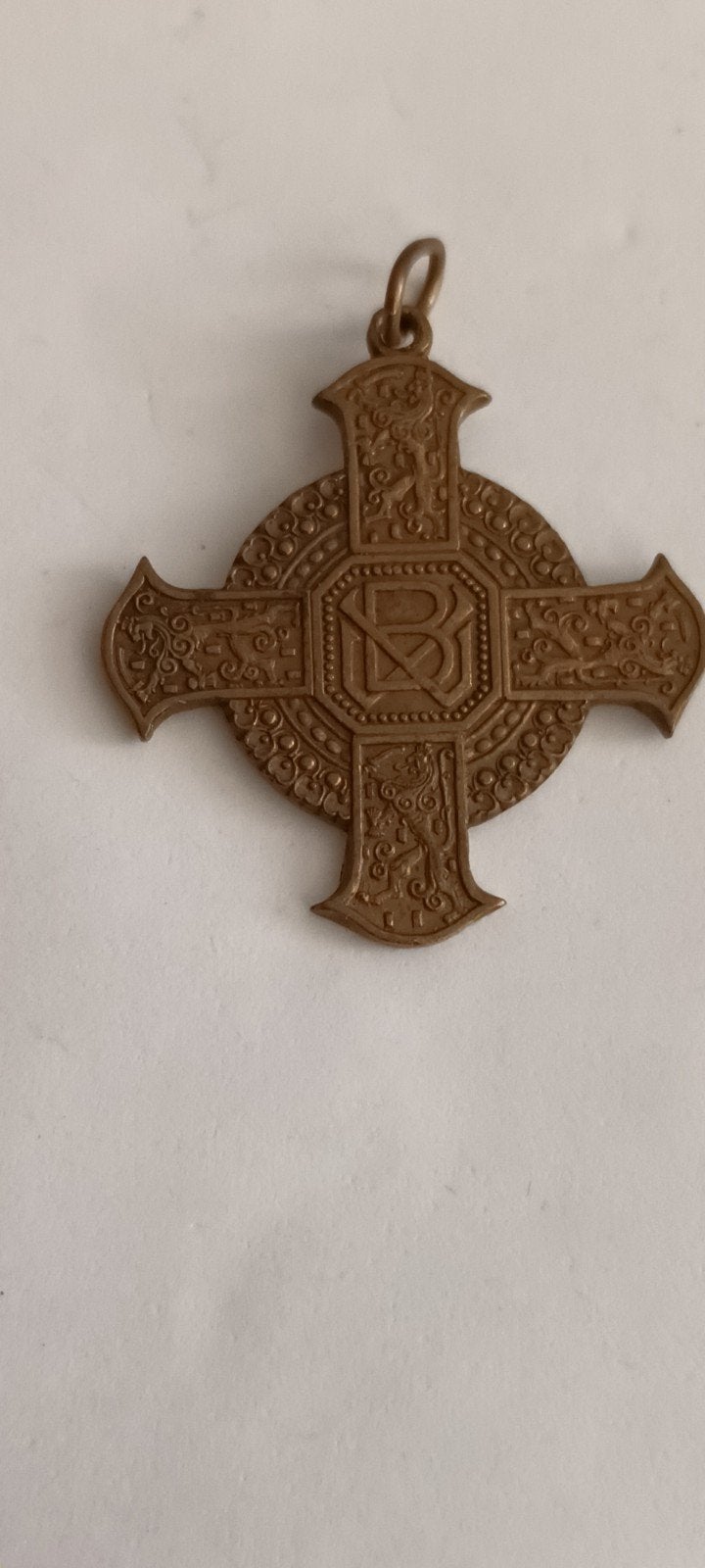 Oud Schietvaardigheidskruisje met initialen 'JB', Ophalen of Verzenden