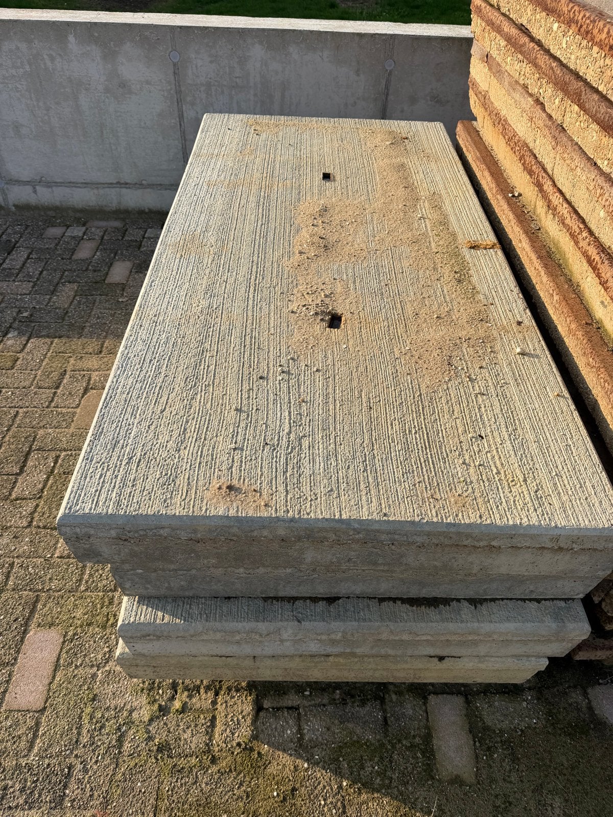 Betonplaten / Stelconplaten 2x1 meter (10 stuks), Ophalen, Gebruikt, Overige materialen