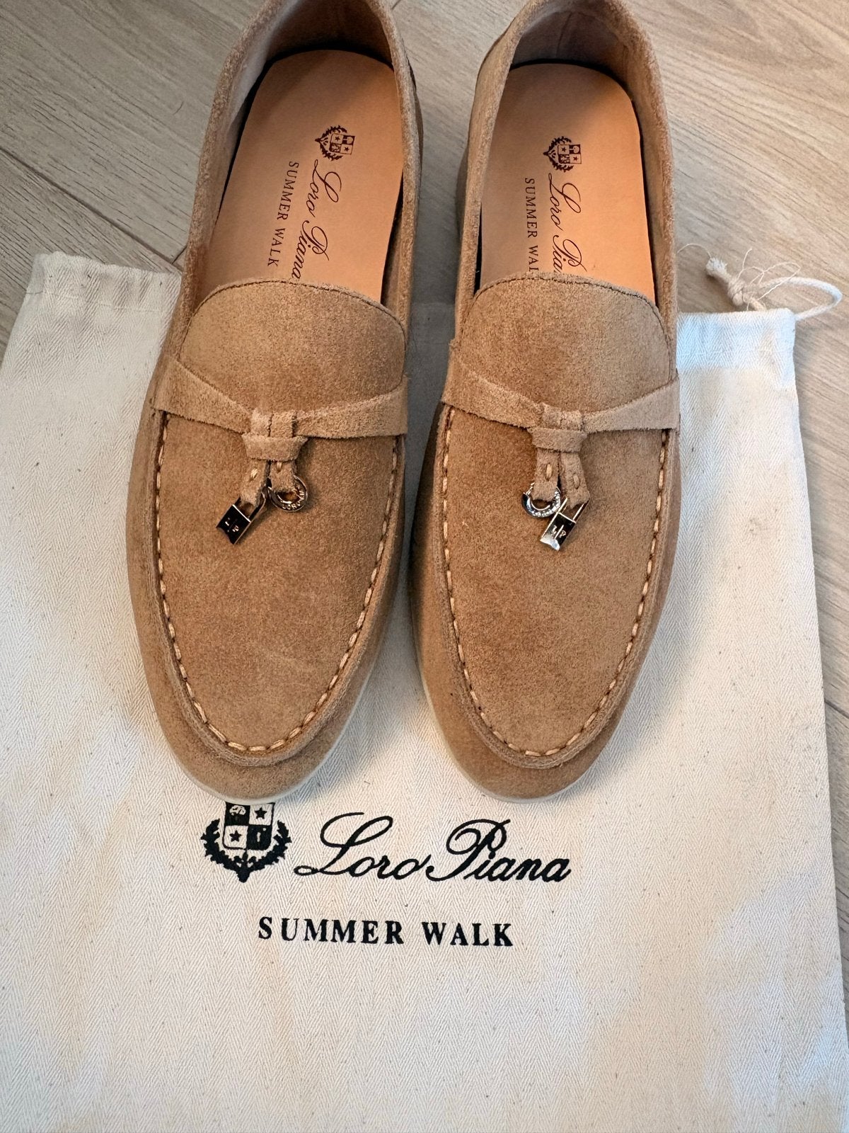 Loro Piana Summer Walk Loafers - nieuw, Ophalen of Verzenden, Nieuw, Beige, Instappers