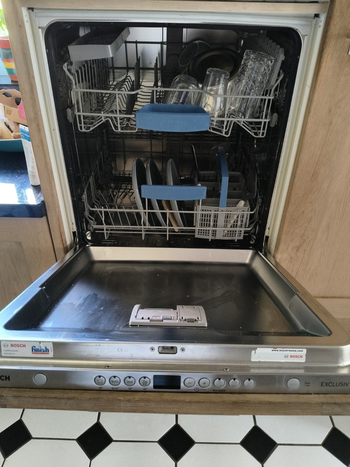 Bosch Exclusiv SilencePlus Vaatwasser, Witgoed en Apparatuur, Vaatwasmachines, Ophalen, Energieklasse A of zuiniger, Zo goed als nieuw