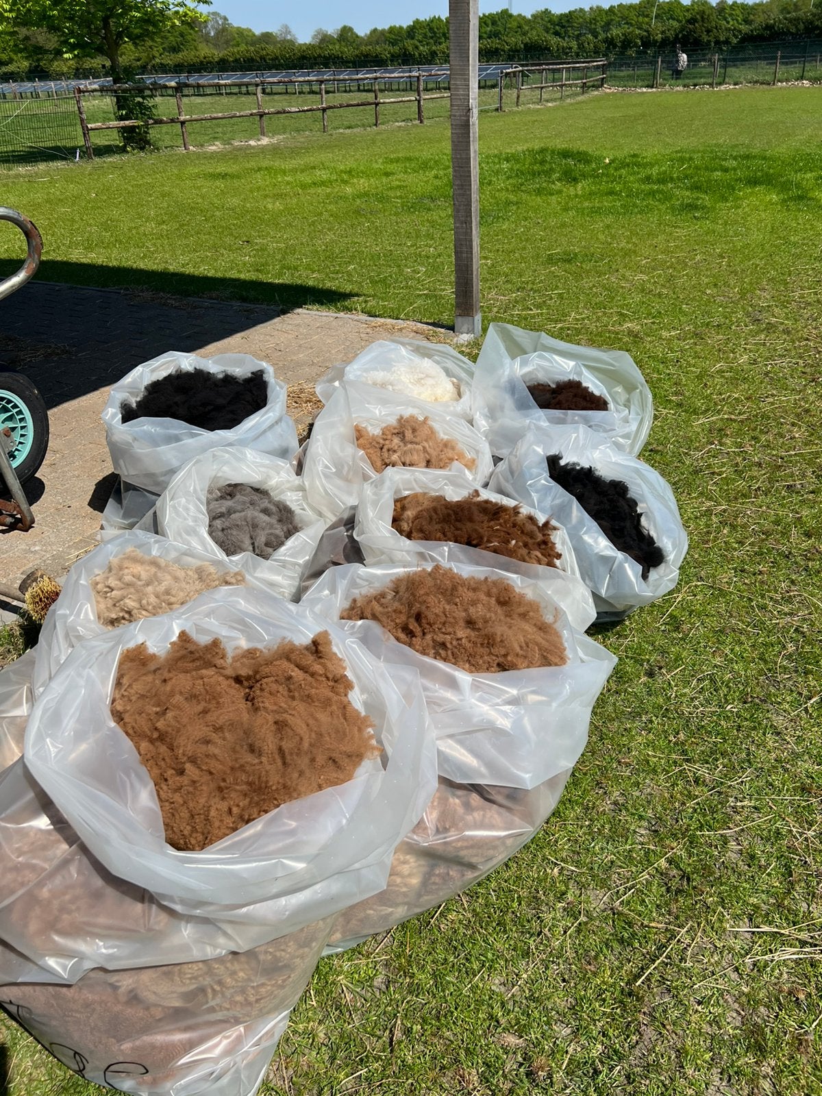 Alpaca wol te koop, Ophalen of Verzenden, Zo goed als nieuw