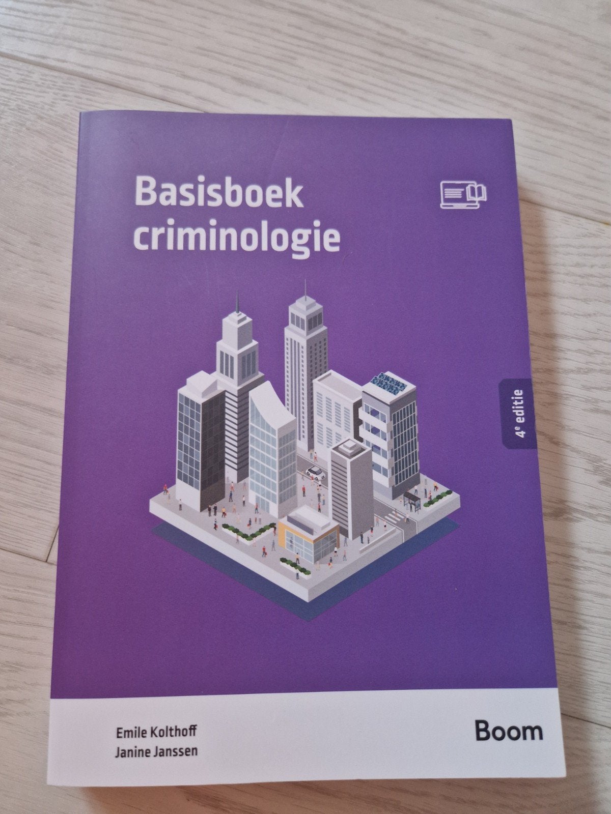 Emile Kolthoff - Basisboek Criminologie 4e editie, Emile Kolthoff; Janine Janssen, Sociale wetenschap, Nieuw, Ophalen of Verzenden