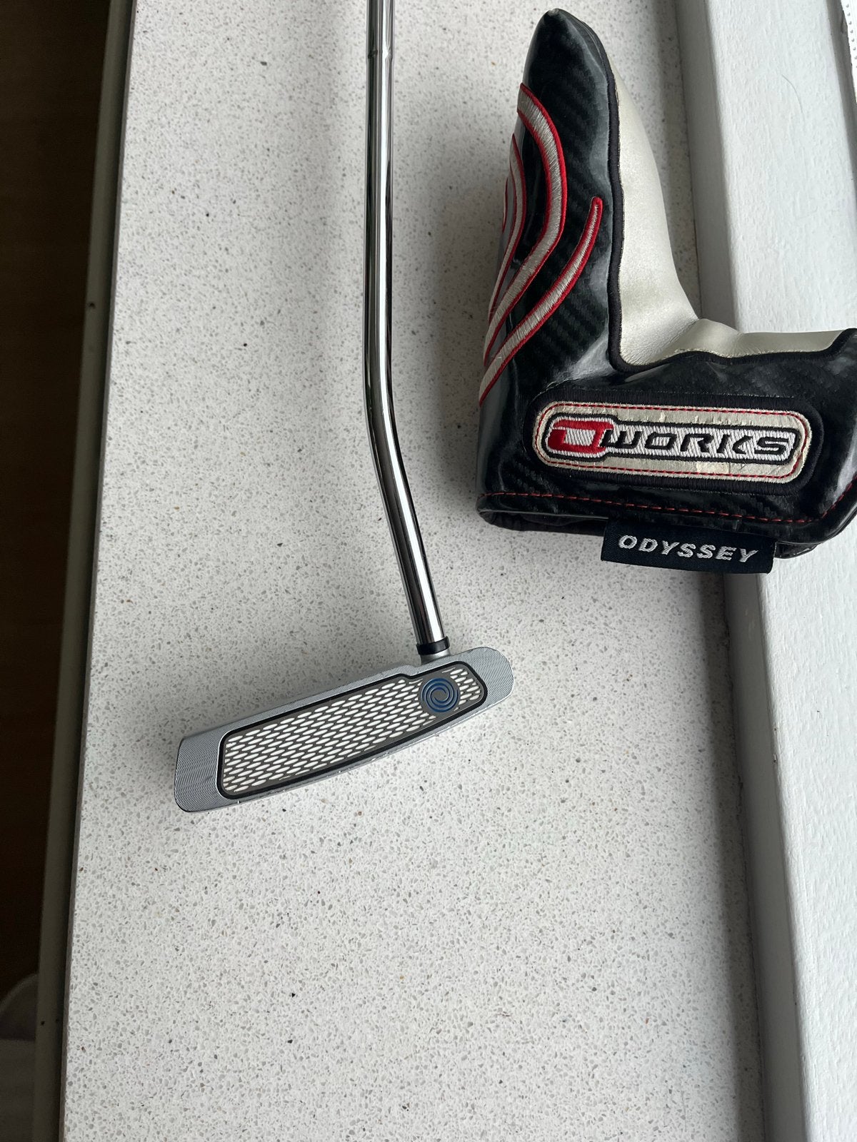 Odyssey O-Works 1 Armlock Putter 40 inch SuperStroke grip, Ophalen, Gebruikt, Club, Overige merken