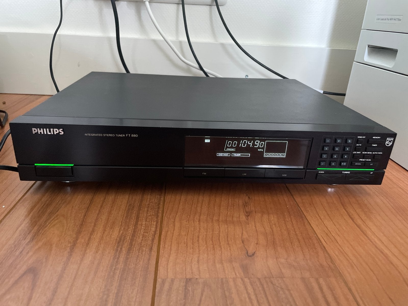 Philips FT 880 Geïntegreerde Stereo Tuner, Ophalen of Verzenden, Gebruikt, Analoog