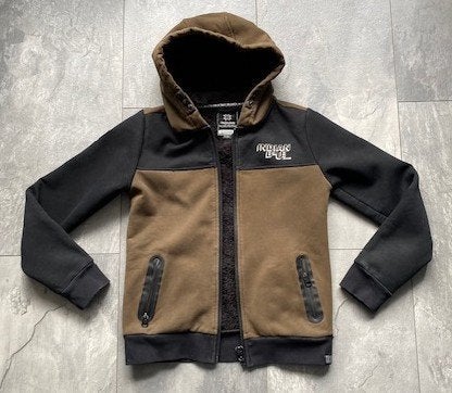 indian blue jeans vest zipper jacket teddy, maat 140 (qwe), Trui of Vest, Ophalen of Verzenden, Zo goed als nieuw, Jongen