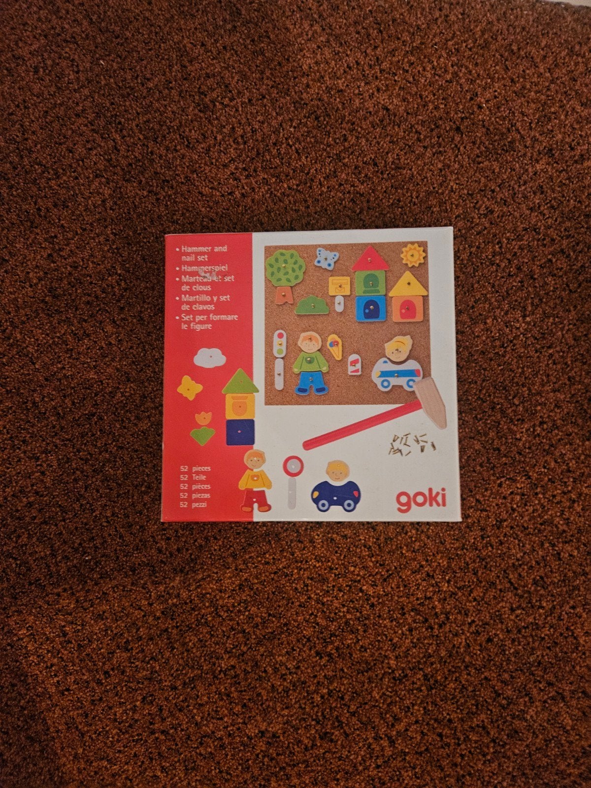 Goki Hamerspel en Spijkerset - Creatief Bouwen, Ophalen of Verzenden, Zo goed als nieuw, Knutselen