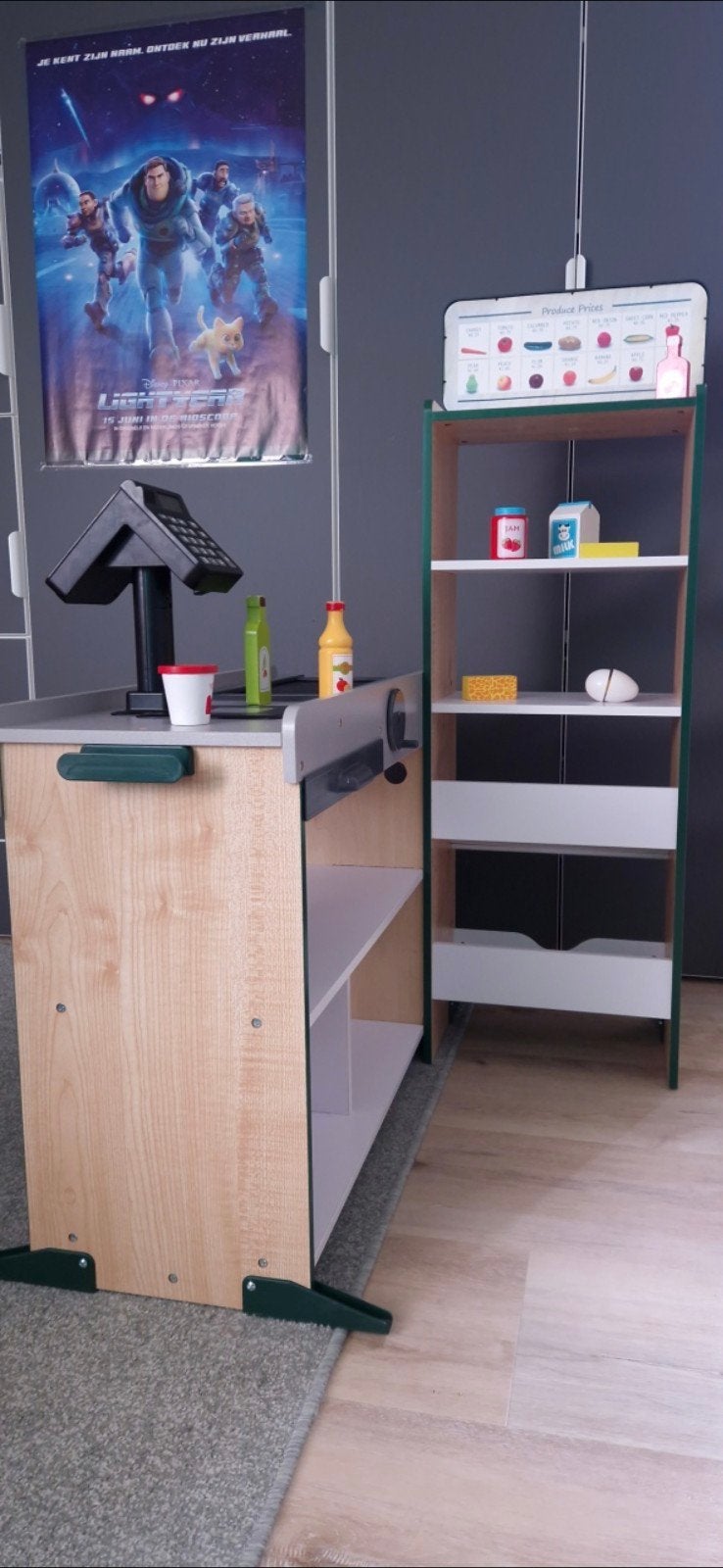 Melissa & Doug Fresh Mart – houten speelgoedwinkel, Ophalen