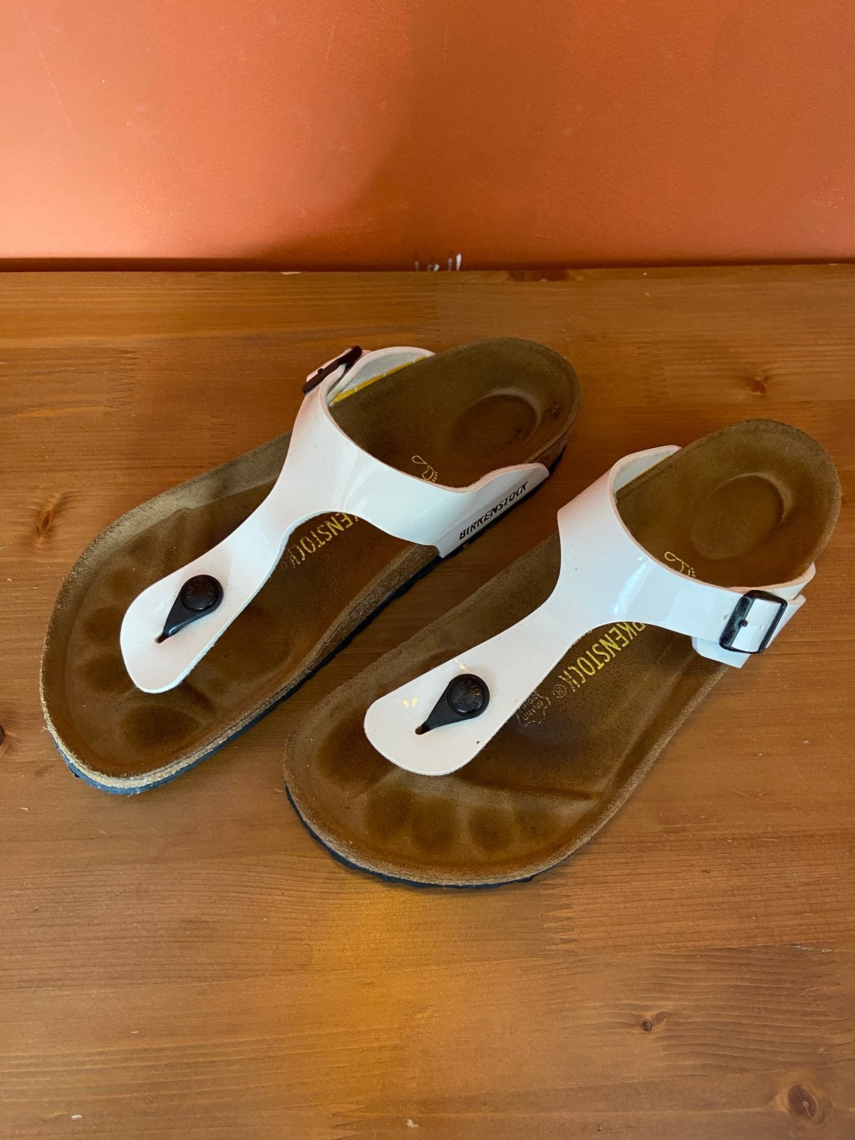 Birkenstock Gizeh teenslippers wit - Maat 39, Kleding | Dames, Schoenen, Ophalen, Gedragen, Wit, Slippers