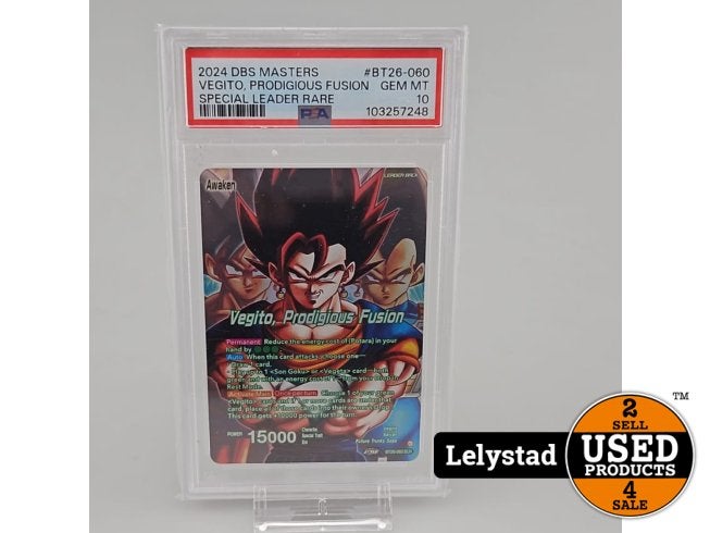 DragonBall Z Vegito Special Leader Rare Slab PSA 10 GEM MT, Flex Ltd., Zo goed als nieuw, https://flex.com/contact-us, Nobelstraat 10, 5807 GA Oostrum LB, Limburg, Nederland