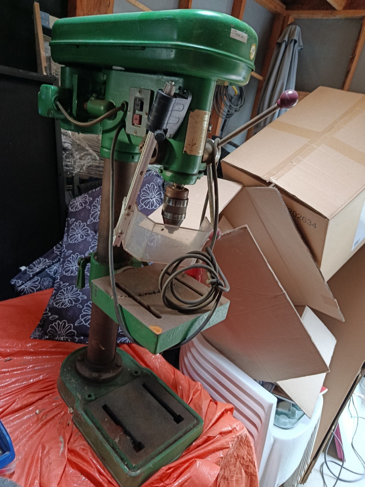 Zeer degelijke 3-fase kolomboor - niet getest, Ophalen, Gebruikt, Kolomboormachine