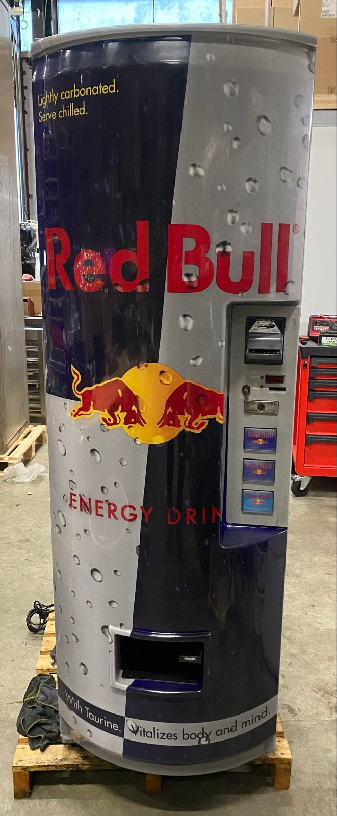 Red Bull Vendingmachine - Uniek Design, Ophalen