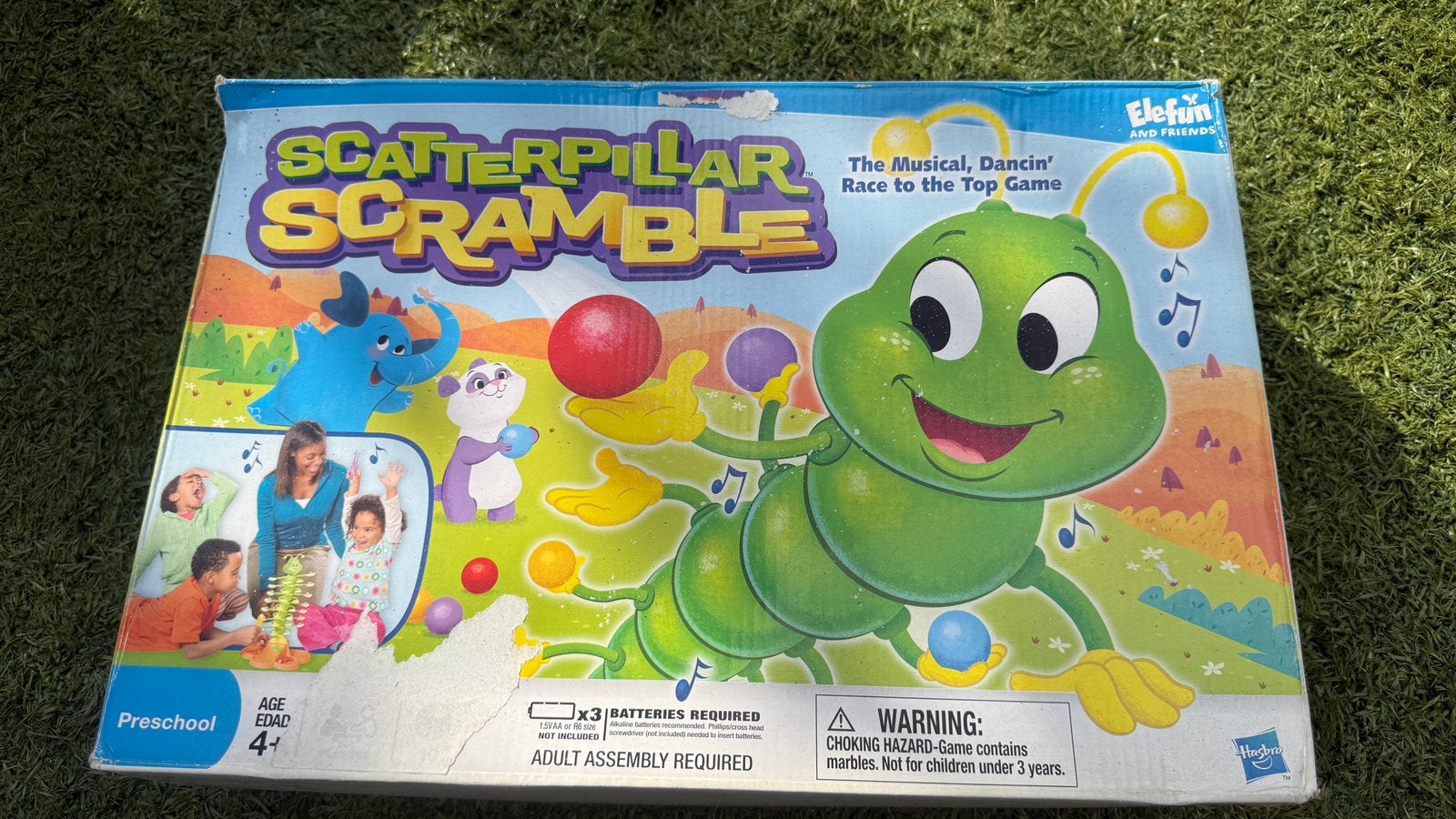 kinderspel - bordspel Scatterpillar Scramble van Hasbro, Een of twee spelers, Ophalen, Gebruikt