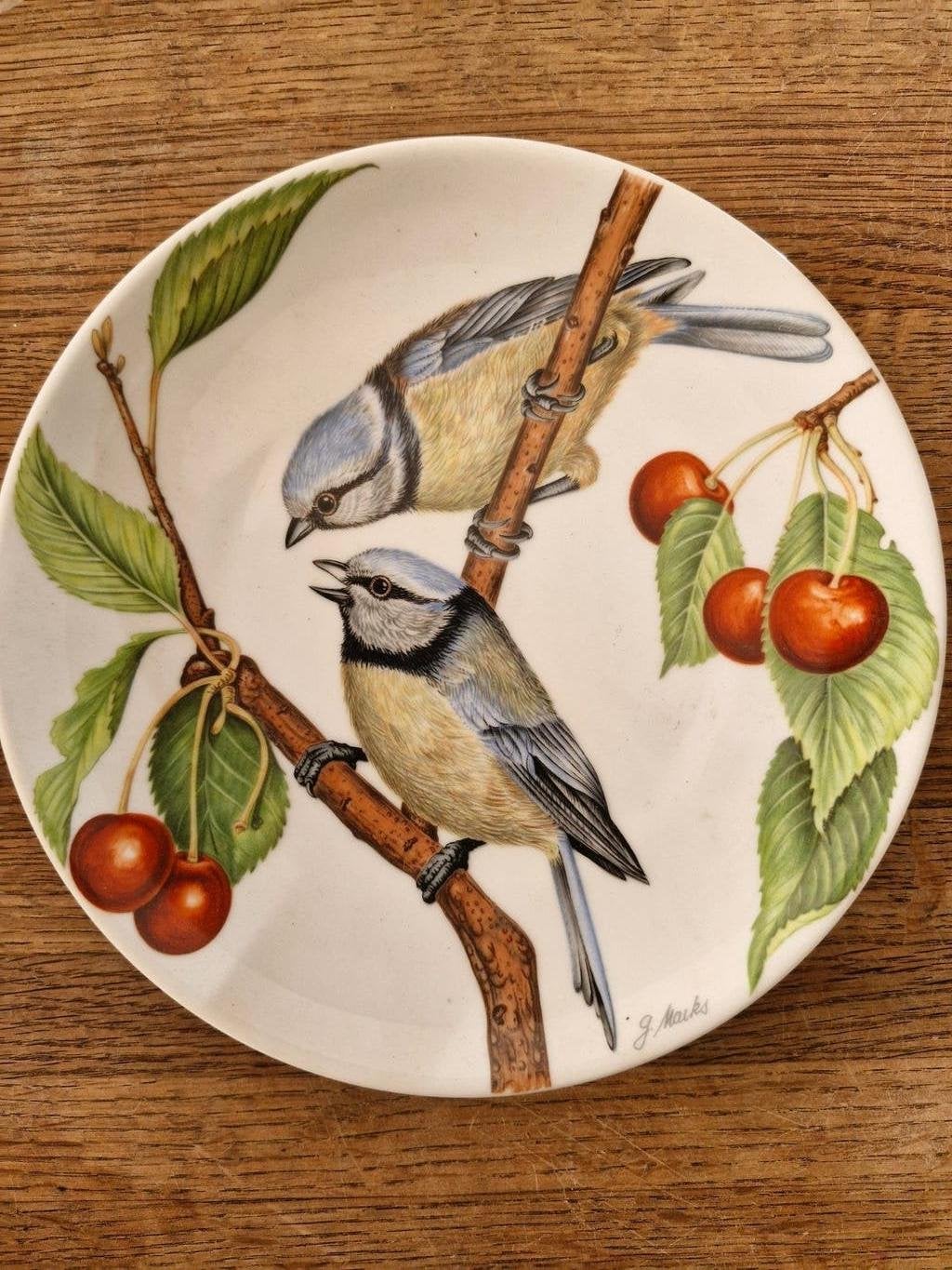 Set van 5 Goebel porseleinen wandborden met vogels, Ophalen of Verzenden