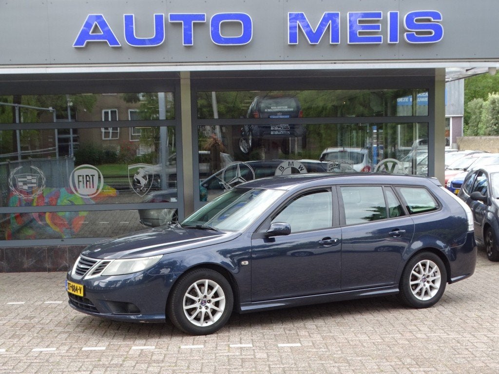 Saab 9-3 1.9 TID LINEAR Automaat Airco Telefoon, Auto's, Electronic Stability Program (ESP), 15 km/l, Gebruikt, 4 cilinders