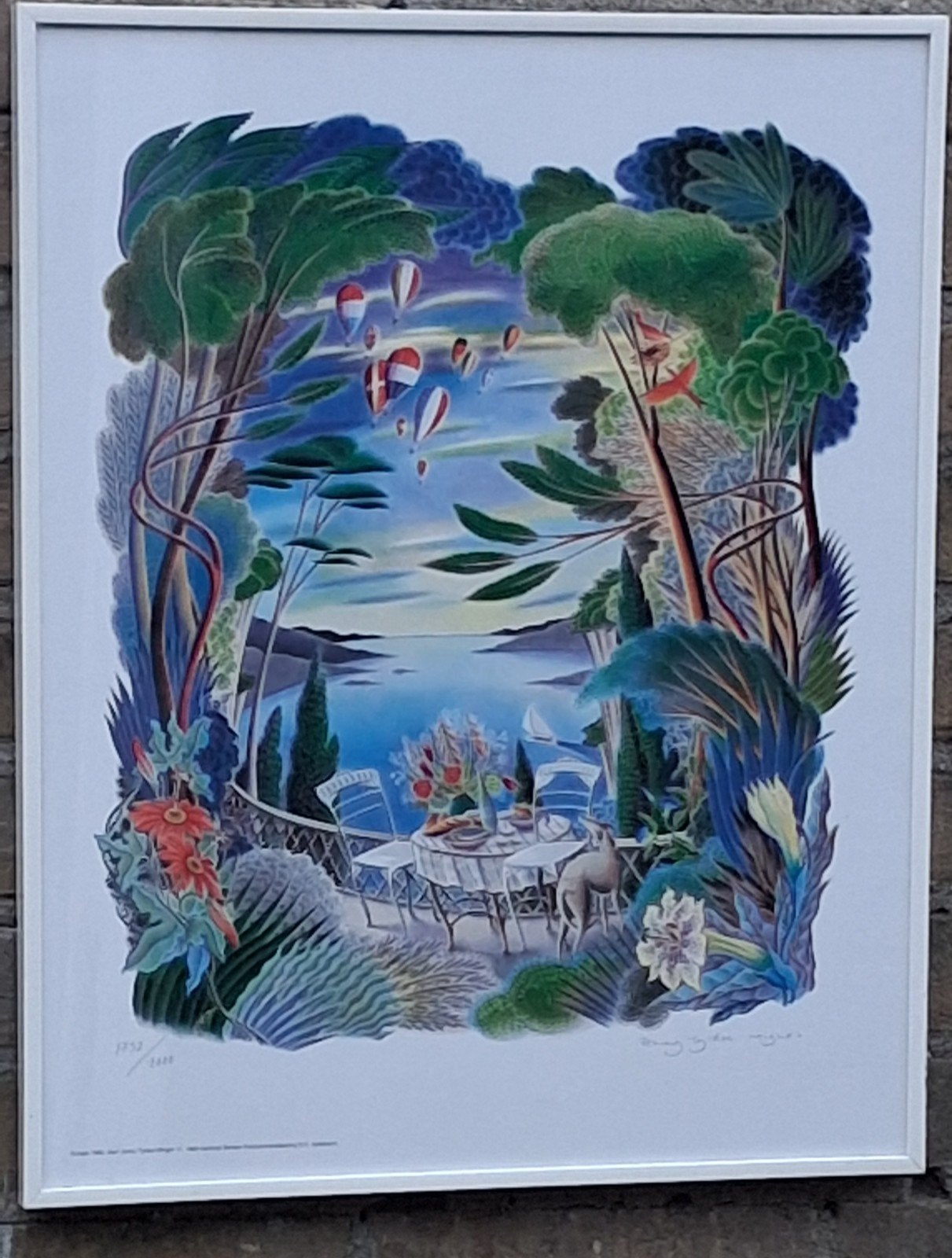JENNY TYLDEN-WRIGHT. 1989. Sign & genummerd.  40/50 cm., Antiek en Kunst, Kunst | Litho's en Zeefdrukken, Ingelijst, Ophalen, Overige onderwerpen