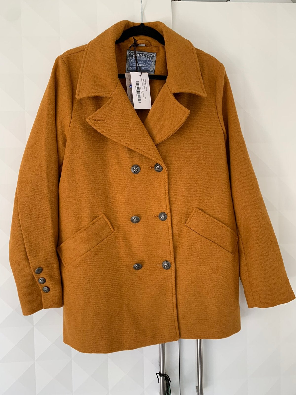 Dreimaster wollen jas nieuw met prijskaartje maat L, Verzenden, Nieuw, Maat 38/40 (M), Overige kleuren