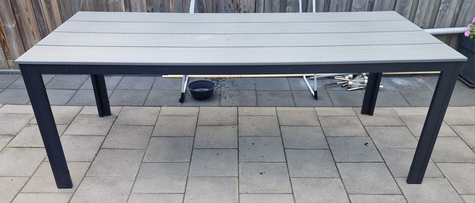 Marielyst tuintafel B90xL205, Tuin en Terras, Ophalen, Gebruikt, Rechthoekig