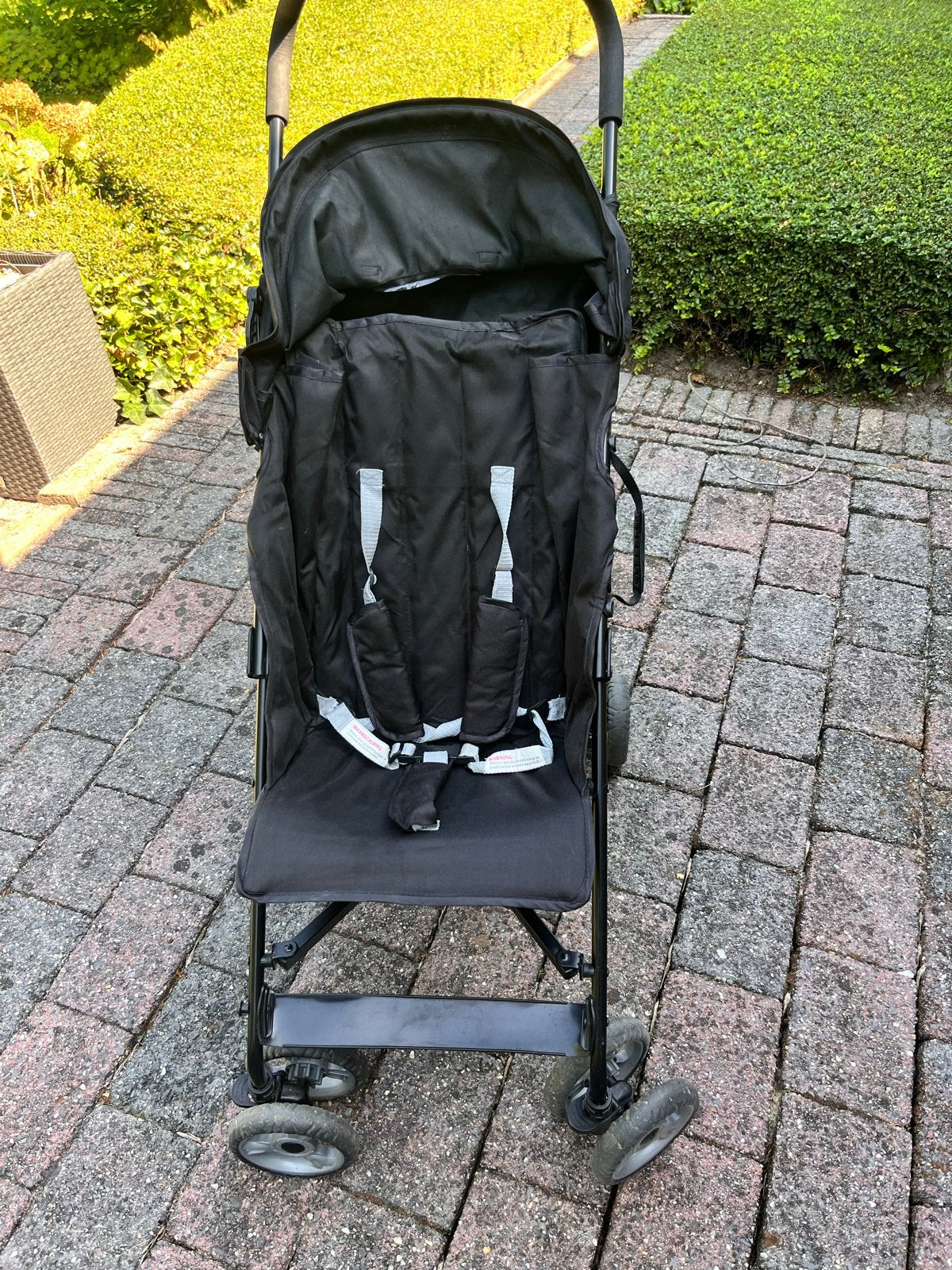 Cabino buggy zwart - Kantelbaar, gebruikt maar uitstekend, Ophalen, Gebruikt, Overige merken, Verstelbare rugleuning