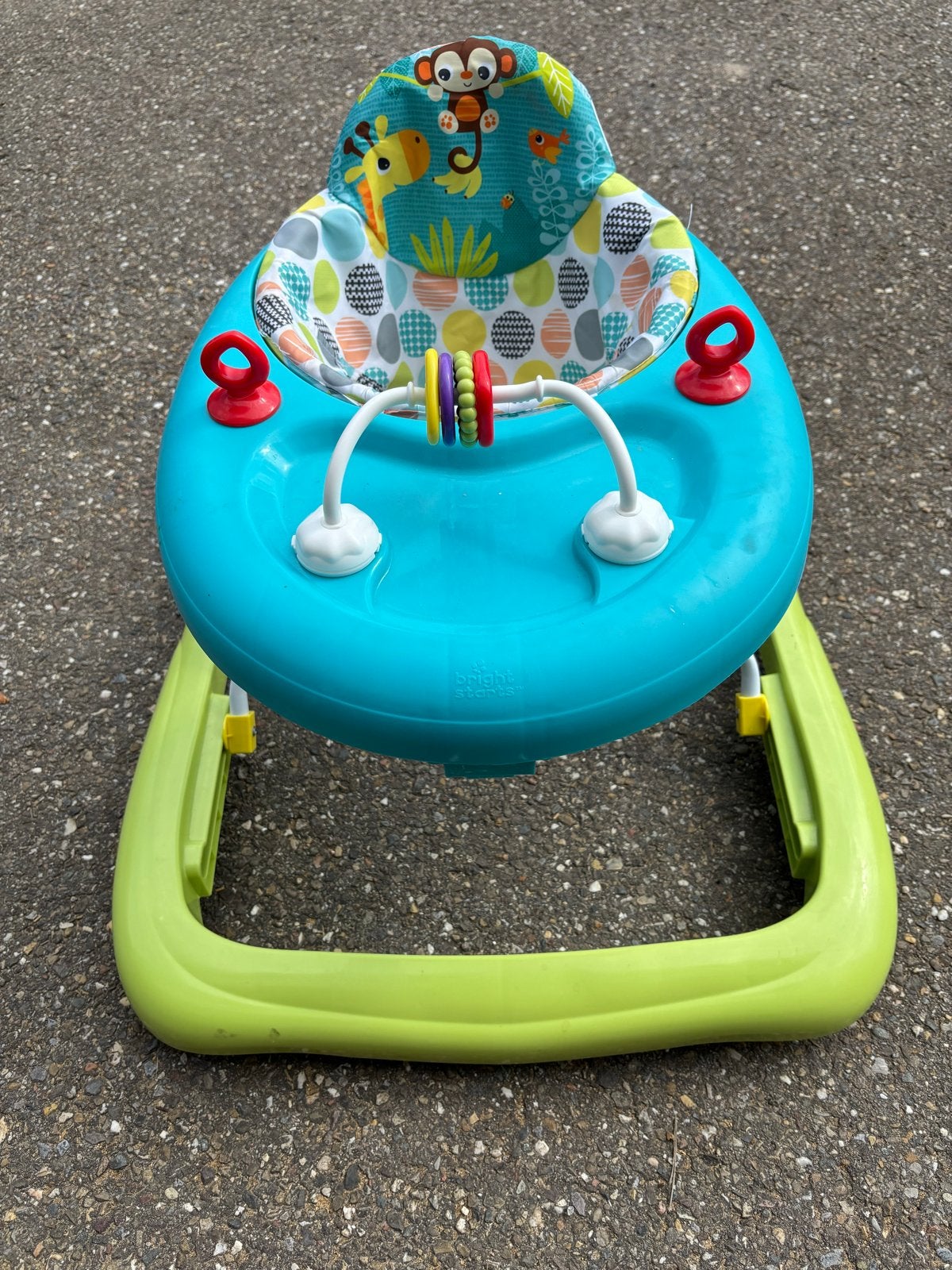 Lichtgewicht loopstoel met speelgoed voor baby's, Ophalen of Verzenden, Gebruikt
