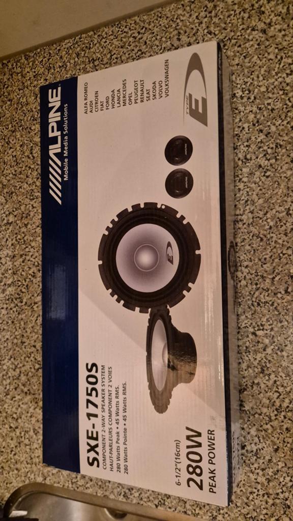 Alpine autoradio speakers/boxen, Auto diversen, Autospeakers, Ophalen of Verzenden, Zo goed als nieuw