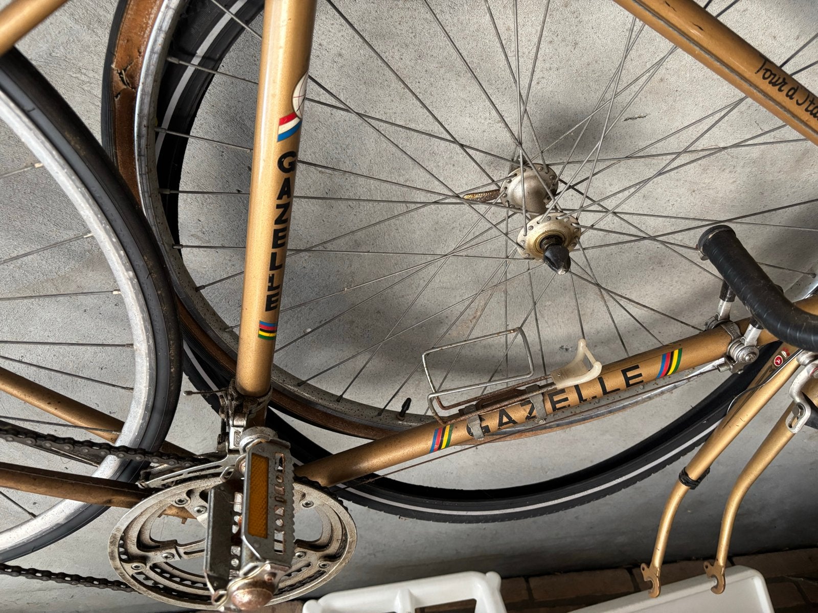 Vintage Gazelle Tour de l'Avenir racefiets, Ophalen, 28 inch, Gebruikt, Gazelle